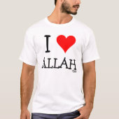 T-shirt J'aime Allah (Devant)