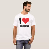 T-shirt J'aime Allentown (Devant entier)