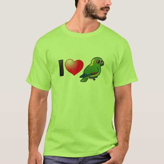 T-shirt J'aime Amazone Jaunes-naped (Devant)