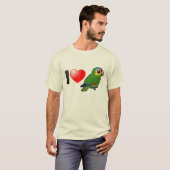 T-shirt J'aime Amazone Rouges-lored (Devant entier)