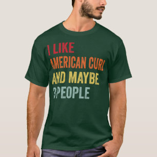 T-shirt J'Aime American Curl Peut-Être 3 Personnes