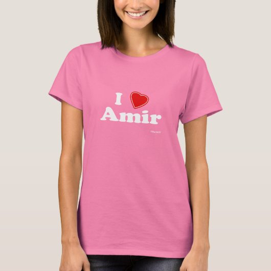T-shirt J'Aime Amir (Devant)