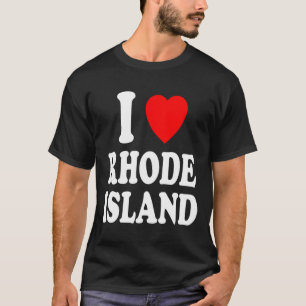 T-shirt J'aime (amour) Voyage Tourisme Vacances Rhode Isla