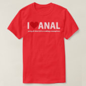 T-shirt J'aime anal (Design devant)