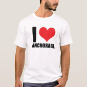 T-shirt J'aime Anchorage (Devant)