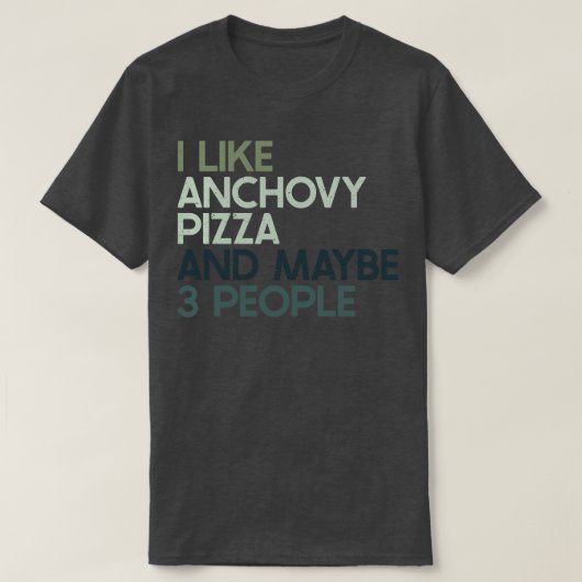 T-shirt J'aime Anchovy (Design devant)