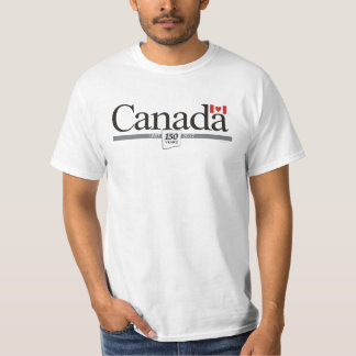 T-shirt J'aime anniversaire du Canada le 150th