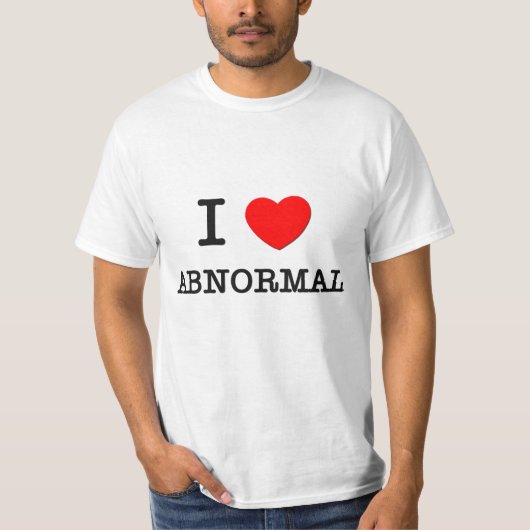 T-shirt J'aime anormal (Devant)