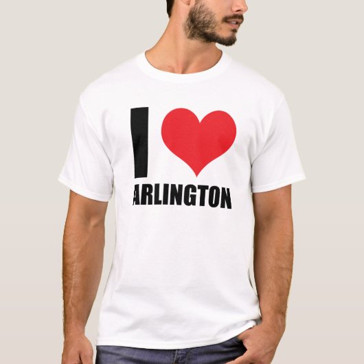 T-shirt J'aime Arlington (Devant)