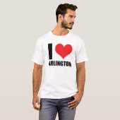 T-shirt J'aime Arlington (Devant entier)