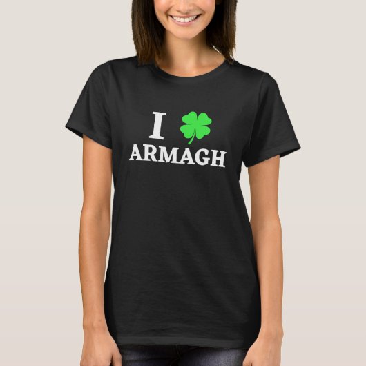 T-SHIRT J'AIME ARMAGH (Devant)
