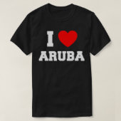 T-shirt J'aime Aruba (Design devant)