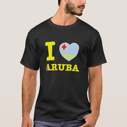 T-shirt J'aime Aruba (Devant)