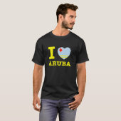 T-shirt J'aime Aruba (Devant entier)