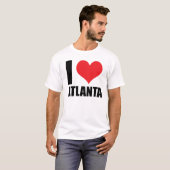 T-shirt J'aime Atlanta usa (Devant entier)