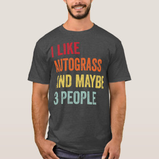 T-shirt J'Aime Autograss Peut-Être 3 Personnes