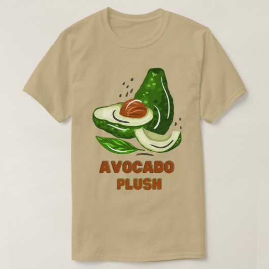T-shirt J'aime Avocado mignon plush avocat (Design devant)