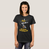 T-shirt J'Aime Avoir Été Dans Une École Conseiller Miel Ab (Devant entier)