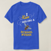 T-shirt J'Aime Avoir Été Dans Une École Infirmière Miel Ab (Design devant)