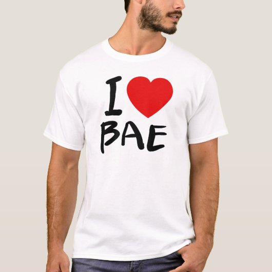 T-SHIRT J'AIME BAE (Devant)
