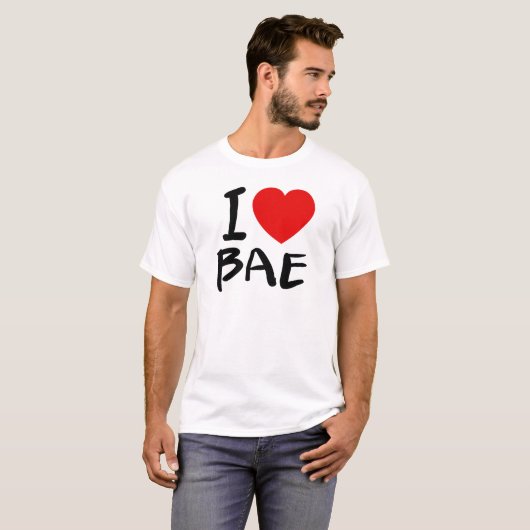 T-SHIRT J'AIME BAE (Devant entier)