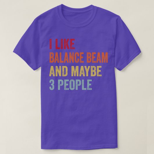 T-shirt J'Aime Balance Beat Peut-Être 3 Personnes (Design devant)