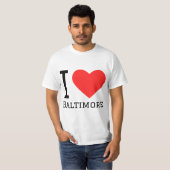 T-shirt J'aime Baltimore (Devant entier)