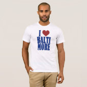 T-shirt J'aime Baltimore (Devant entier)