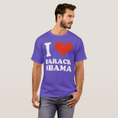 T-shirt J'aime Barack Obama Potus Maison Blanche Manches L (Devant entier)