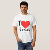 T-shirt J'aime Barbara (Devant entier)