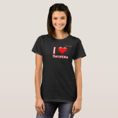 T-shirt J'aime Barcelone (Devant entier)