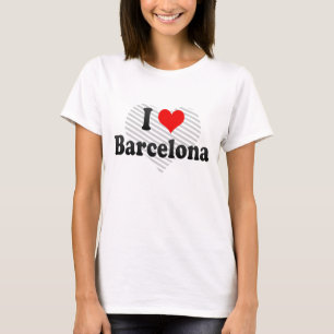 T-shirt J'aime Barcelone, Espagne
