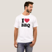 T-shirt J'aime BBQ - barbecue (Devant entier)
