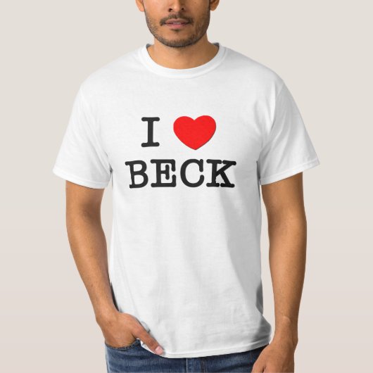 T-shirt J'aime Beck (Devant)