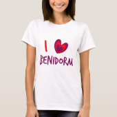 T-shirt J'aime Benidorm (Devant)