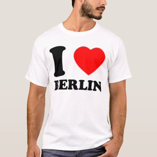 T-SHIRT J'AIME BERLIN 3D (Devant)