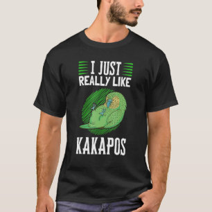 T-shirt J'aime bien Kakapos New Zealand Parrot Kakapo