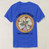 T-shirt J'Aime Big Pizzas Pizza Lover Four Fromage Pizza F (Design devant)