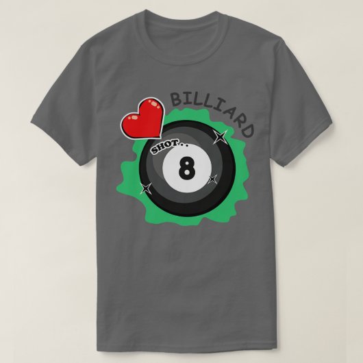 T-shirt J'aime Billiard (Design devant)