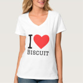 T-shirt J'aime biscuit (Devant)