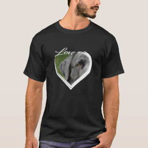 T-shirt J'aime Black Lab Labrador Retriever de l'animal 1