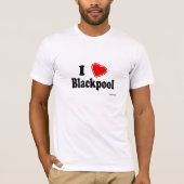 T-shirt J'aime Blackpool (Devant)