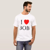 T-shirt J'aime Bob (Devant entier)