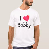 T-shirt J'Aime Bobby (Devant)