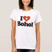 T-shirt J'aime Bohol (Devant)