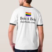 T-shirt J'aime Bois (Dos entier)