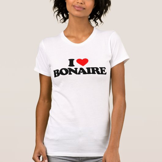 T-SHIRT J'AIME BONAIRE (Devant)