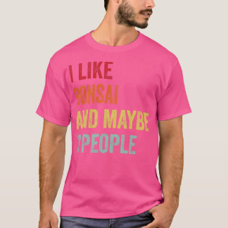T-shirt J'Aime Bonsai Peut-Être 3 Personnes