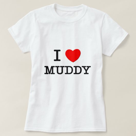 T-shirt J'aime boueux (Design devant)