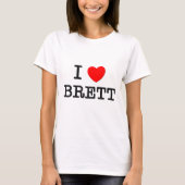 T-shirt J'aime Brett (Devant)